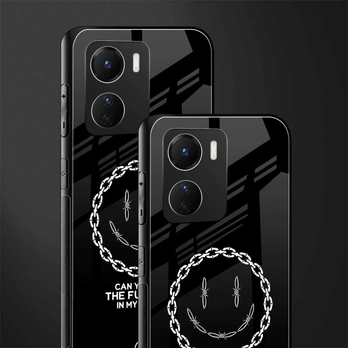 buzz off back phone cover | glass case for vivo y16