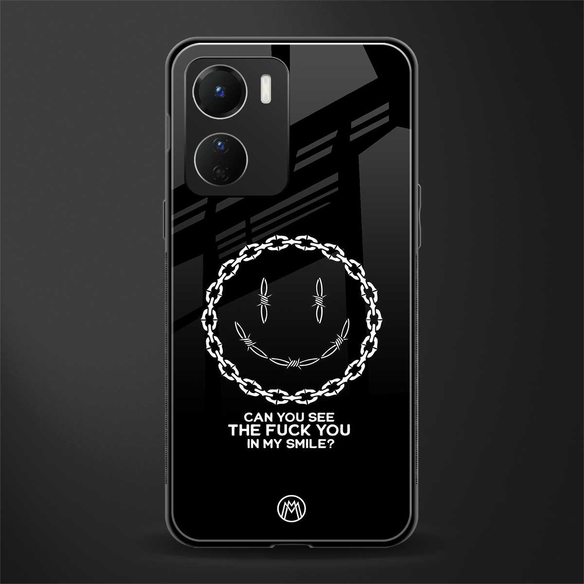 buzz off back phone cover | glass case for vivo y16