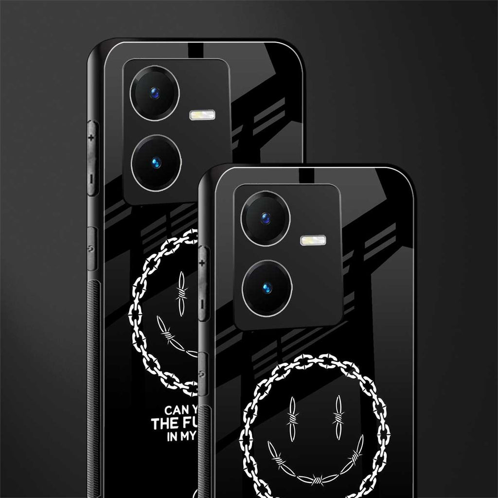 buzz off back phone cover | glass case for vivo y22