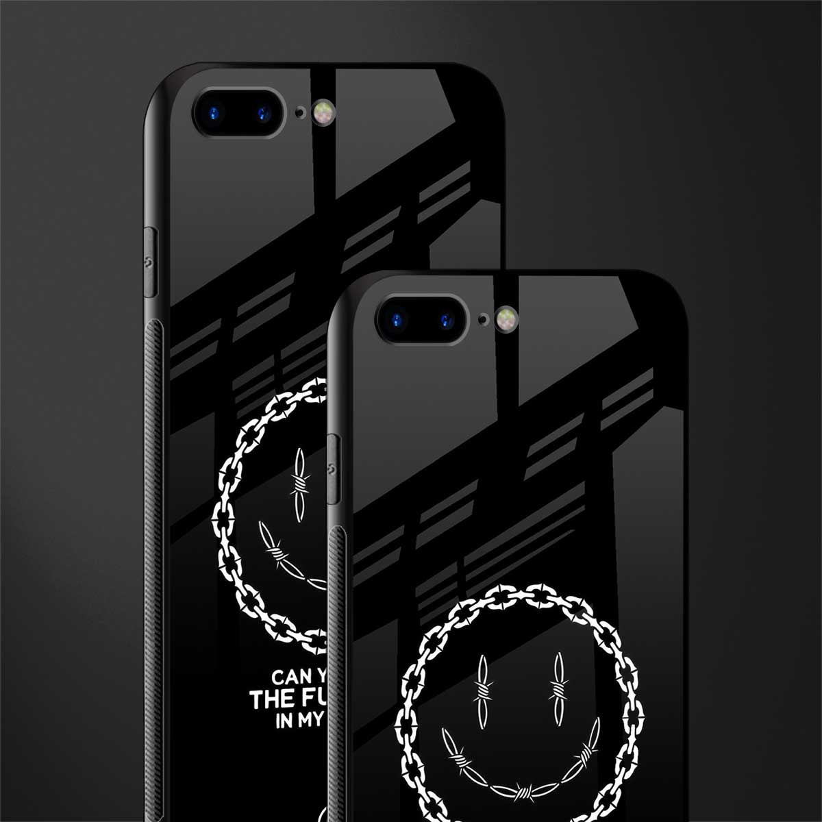 buzz off glass case for iphone 8 plus image-2