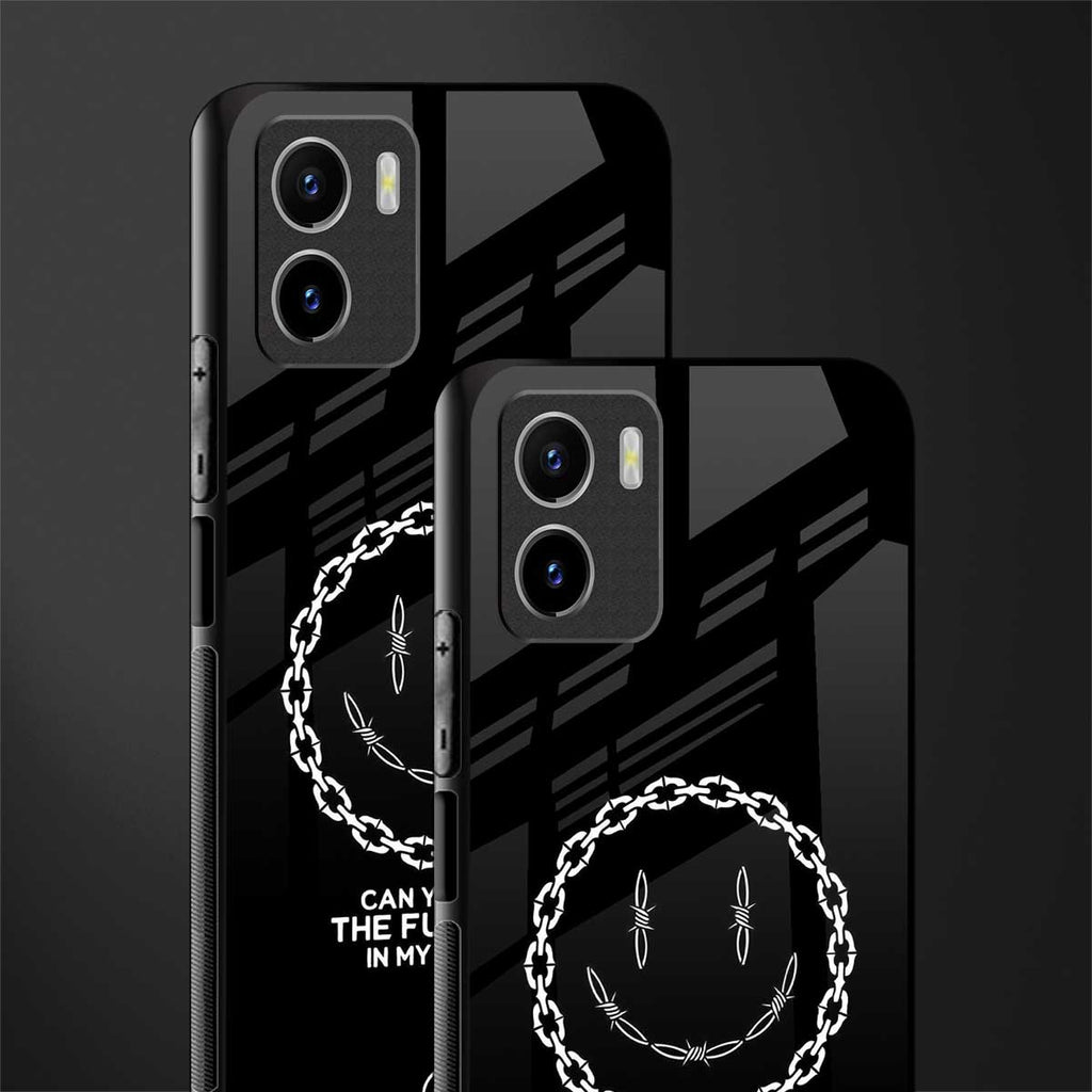 buzz off back phone cover | glass case for vivo y72