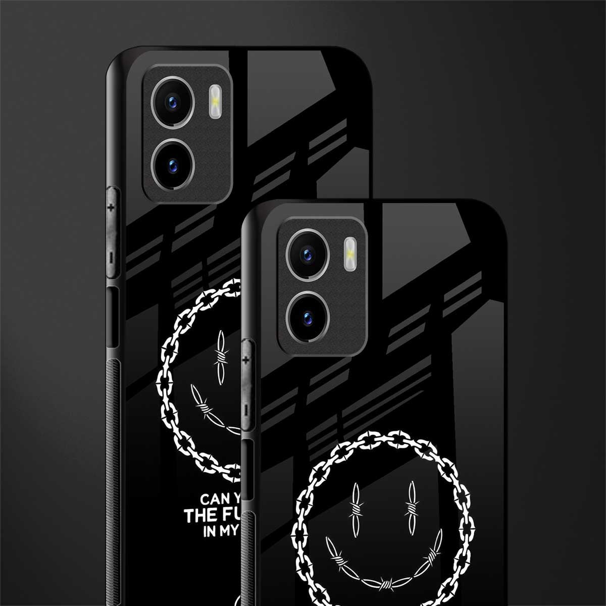 buzz off back phone cover | glass case for vivo y72