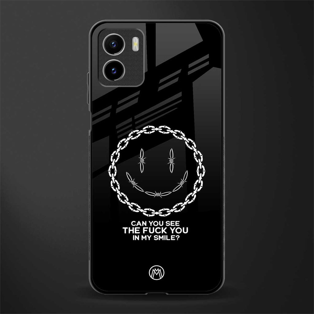 buzz off back phone cover | glass case for vivo y72