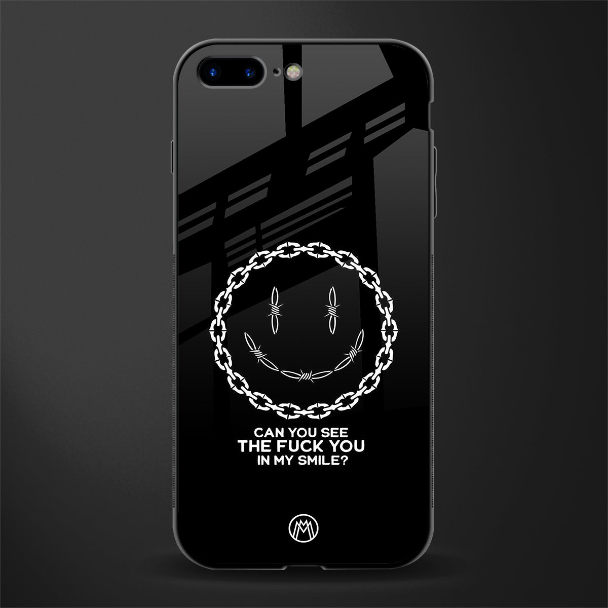 buzz off glass case for iphone 8 plus image