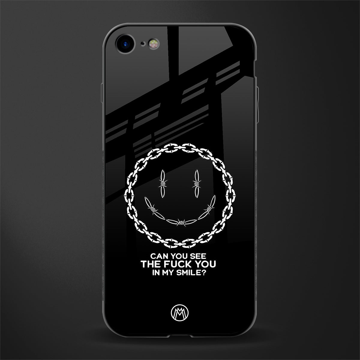 buzz off glass case for iphone se 2020 image