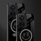 buzz off back phone cover | glass case for vivo t1 44w 4g
