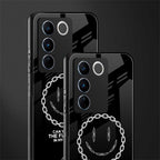 buzz off back phone cover | glass case for vivo v27 pro 5g