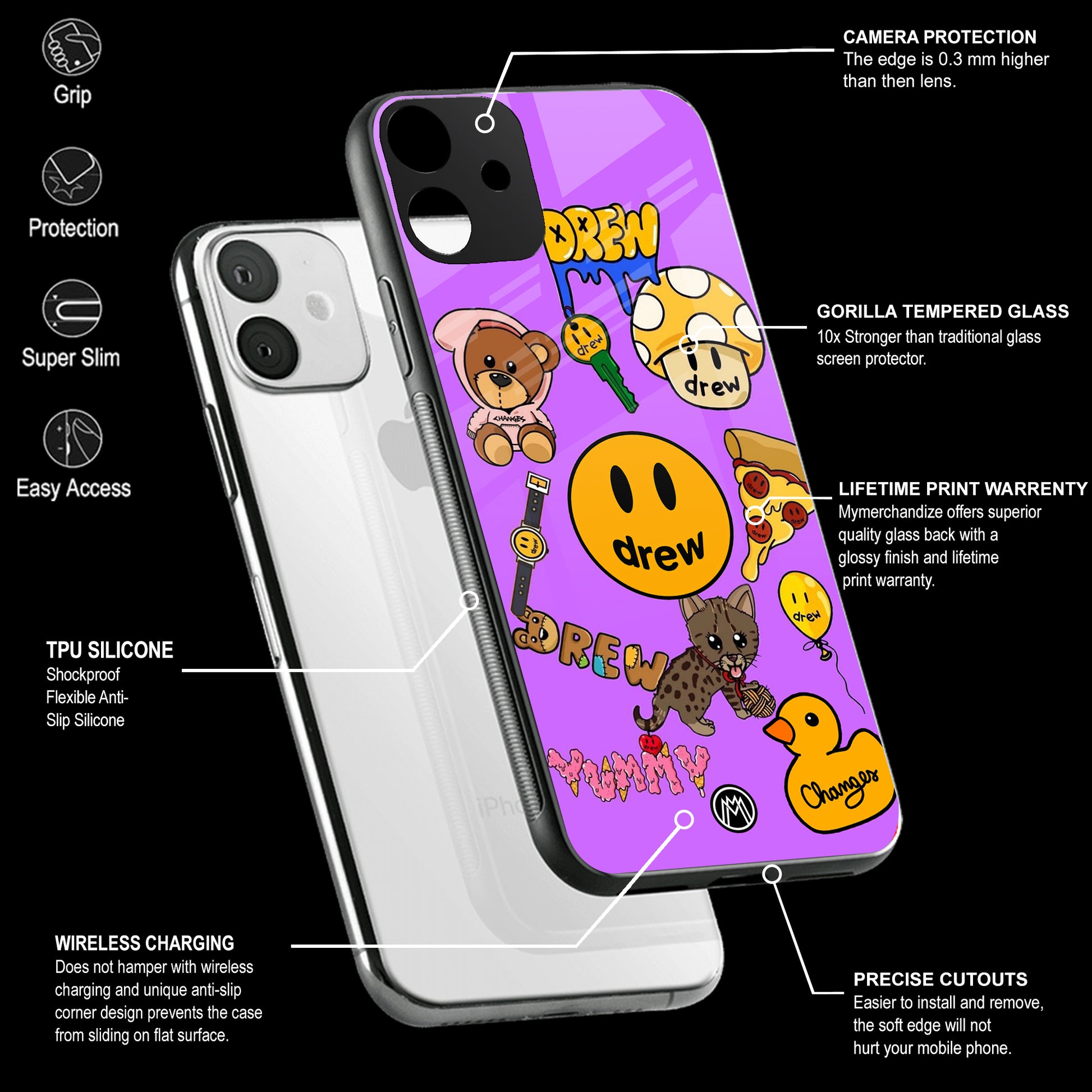 Justin Bieber Phone Cover | Glass Case – Mymerchandize