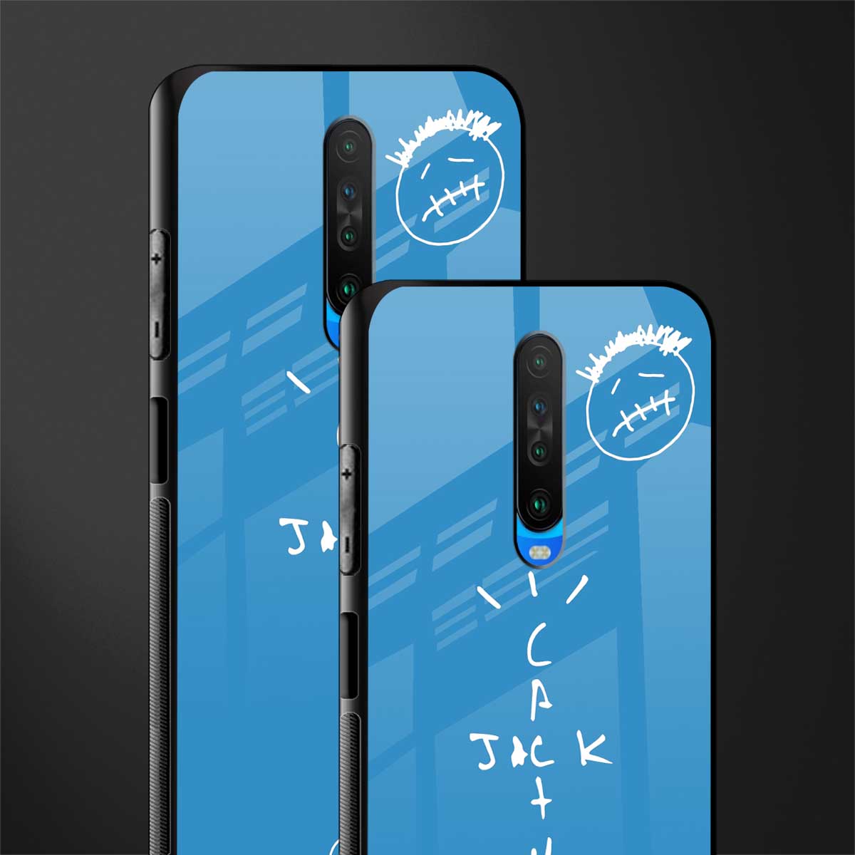 cactus jack glass case for poco x2 image-2