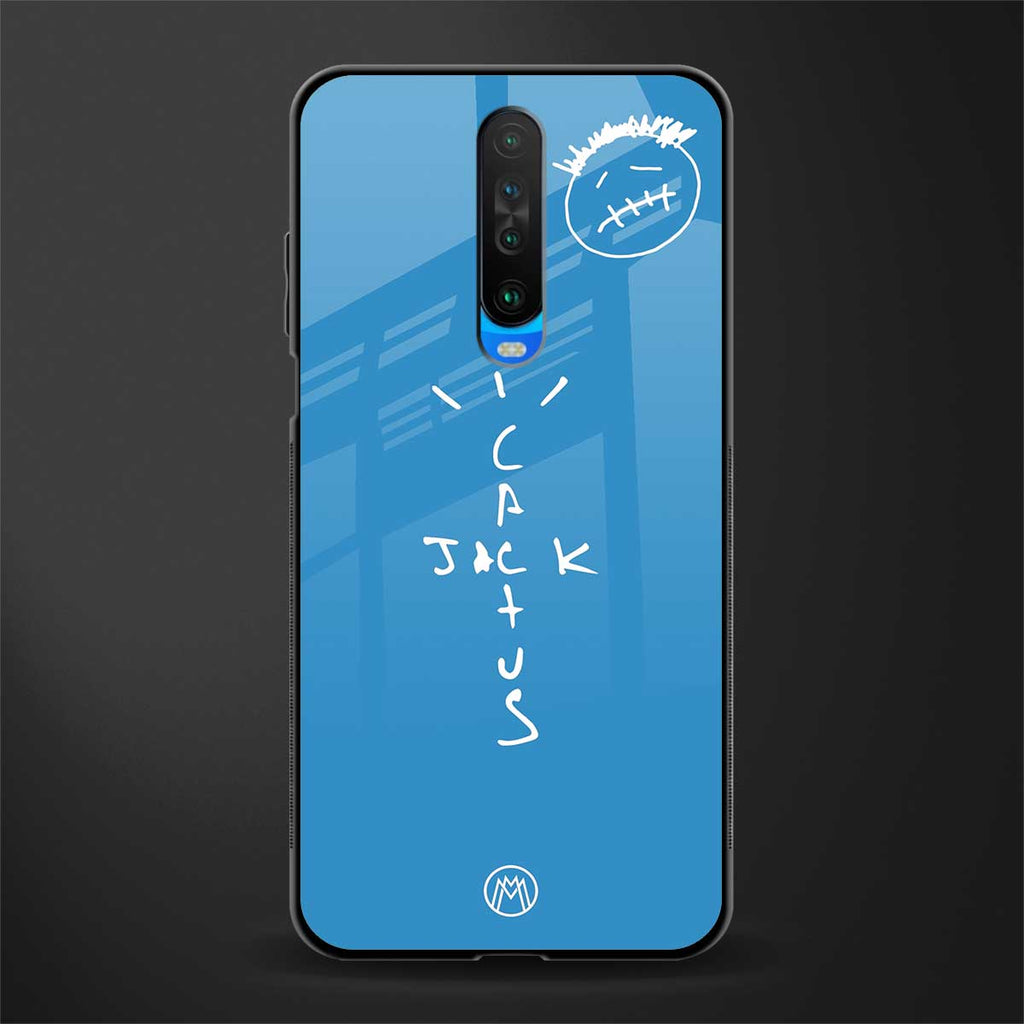 cactus jack glass case for poco x2 image