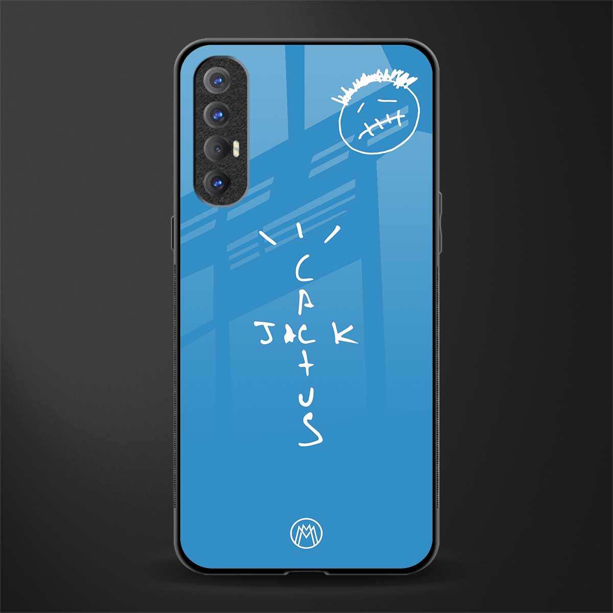 cactus jack glass case for oppo reno 3 pro image