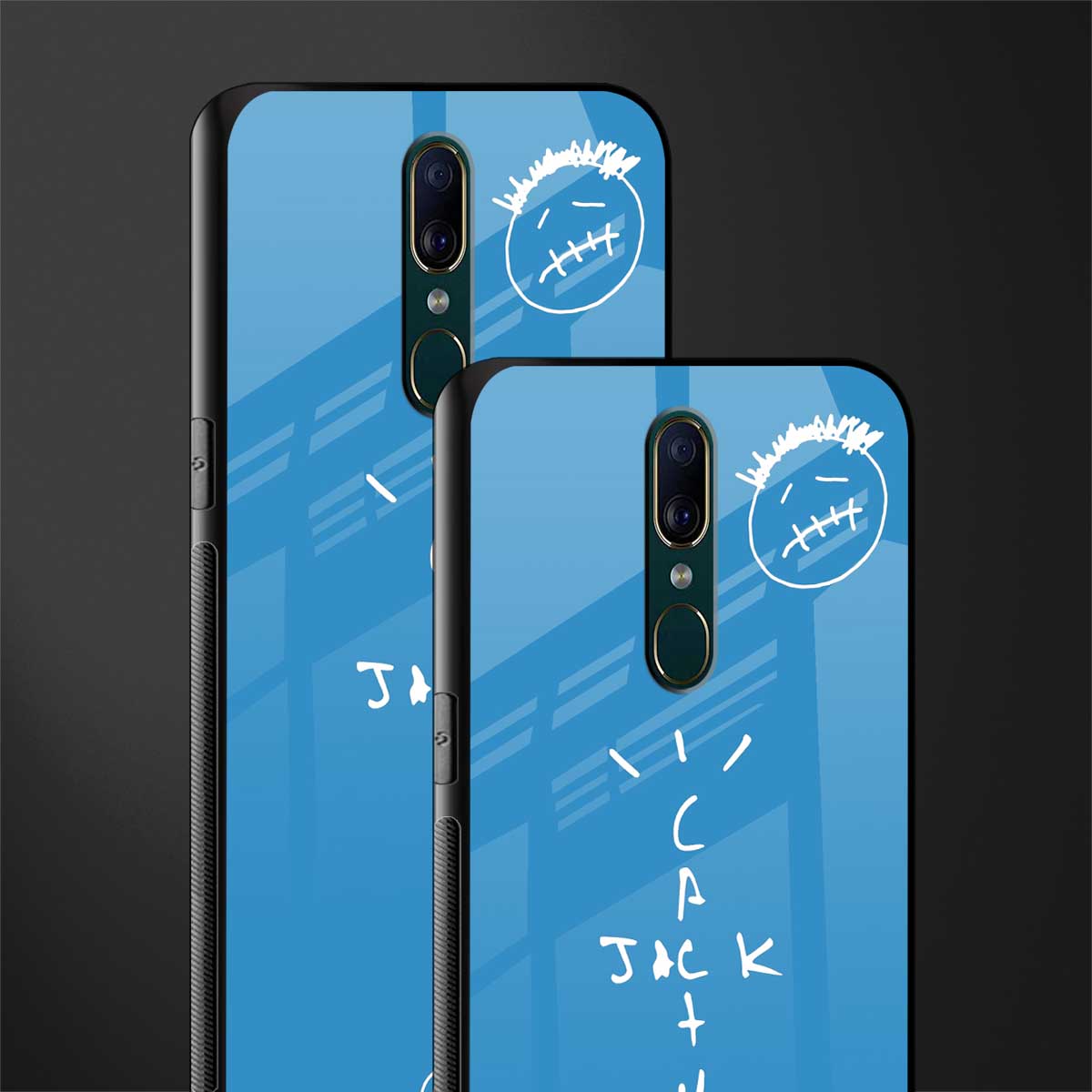 cactus jack glass case for oppo a9 image-2