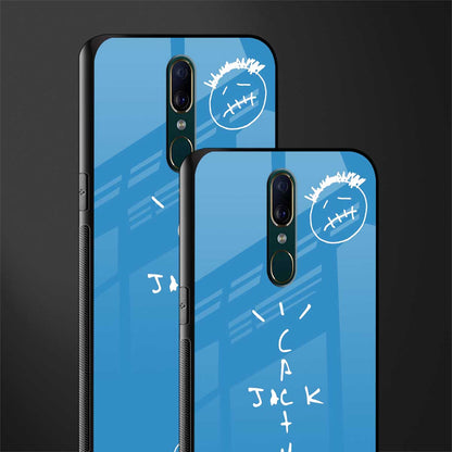 cactus jack glass case for oppo a9 image-2