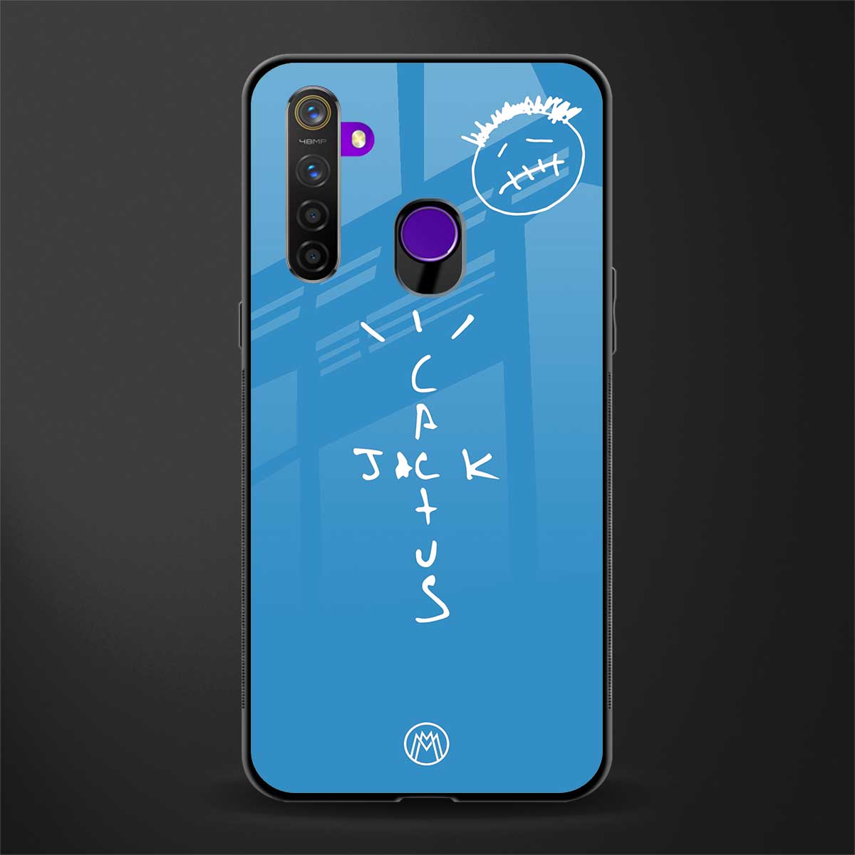 cactus jack glass case for realme 5 pro image