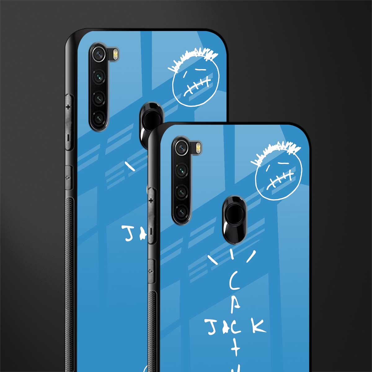 cactus jack glass case for redmi note 8 image-2