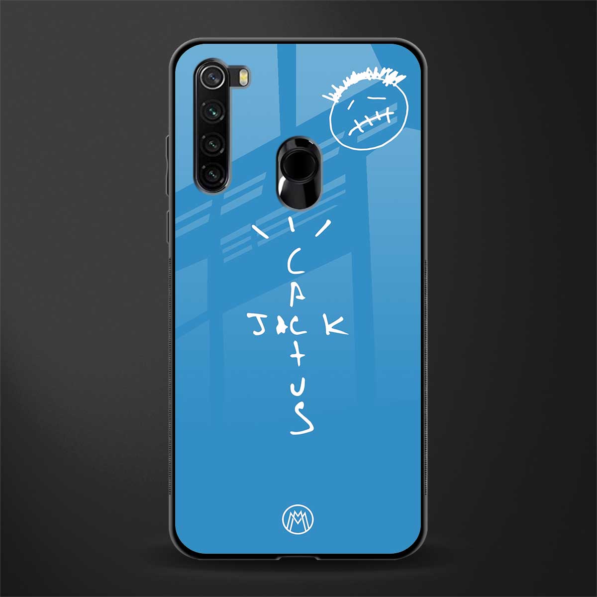 cactus jack glass case for redmi note 8 image