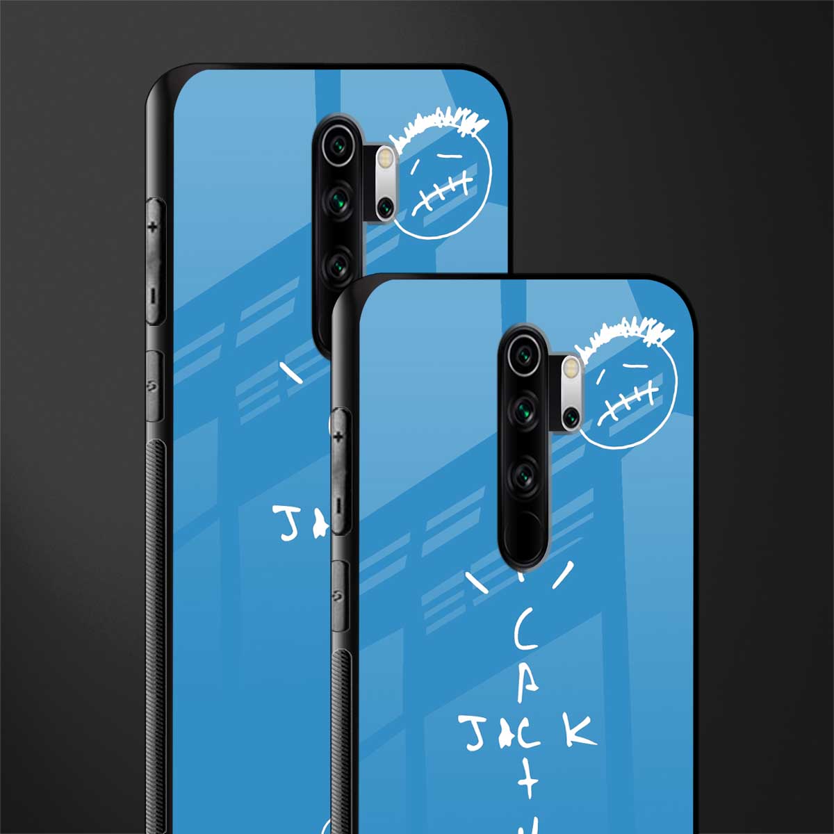 cactus jack glass case for redmi note 8 pro image-2