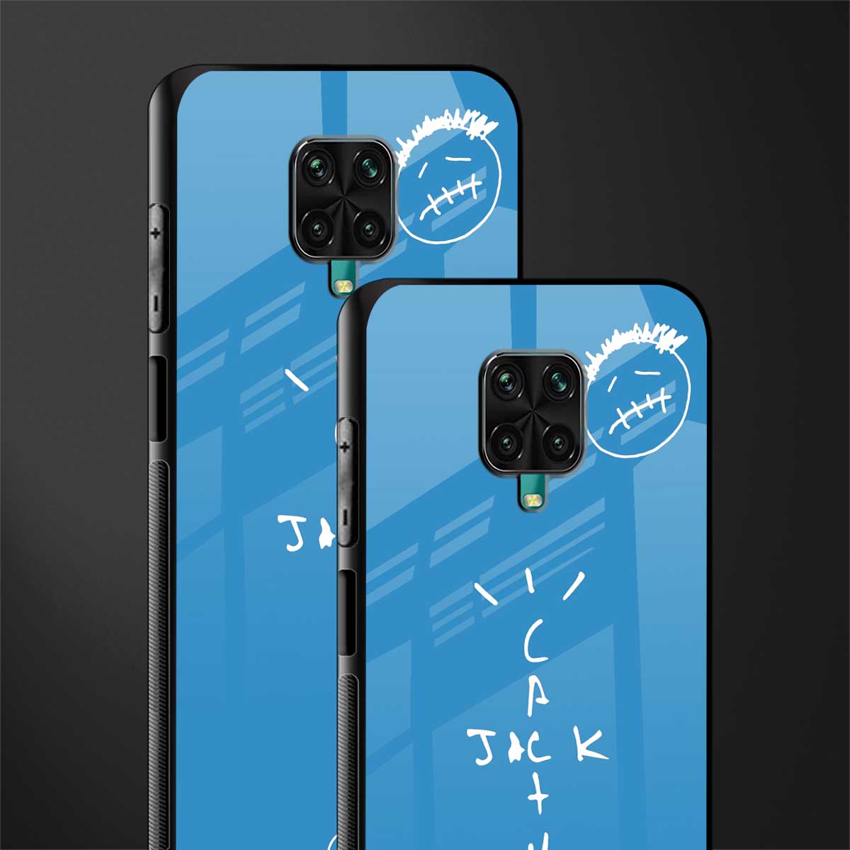 cactus jack glass case for redmi note 9 pro image-2