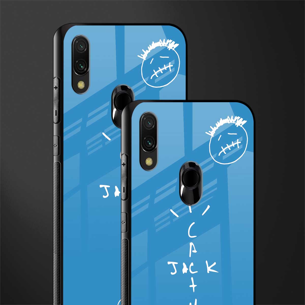 cactus jack glass case for redmi 7redmi y3 image-2