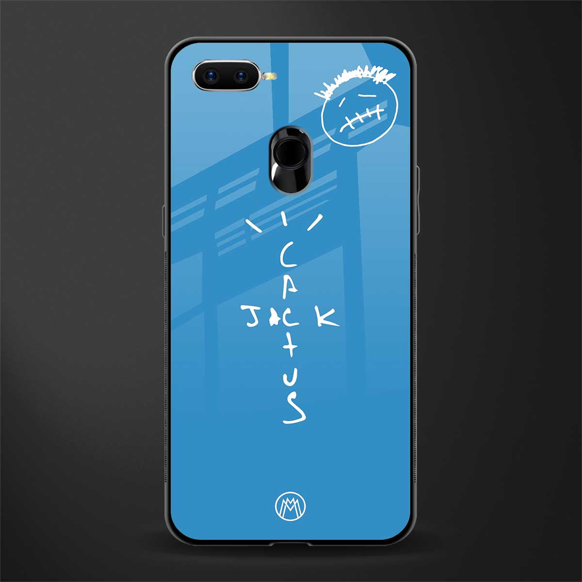 cactus jack glass case for oppo a7 image