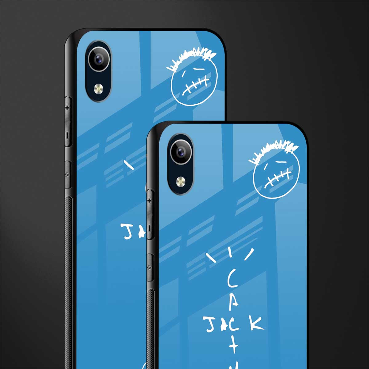 cactus jack glass case for vivo y1s without fingerprint image-2