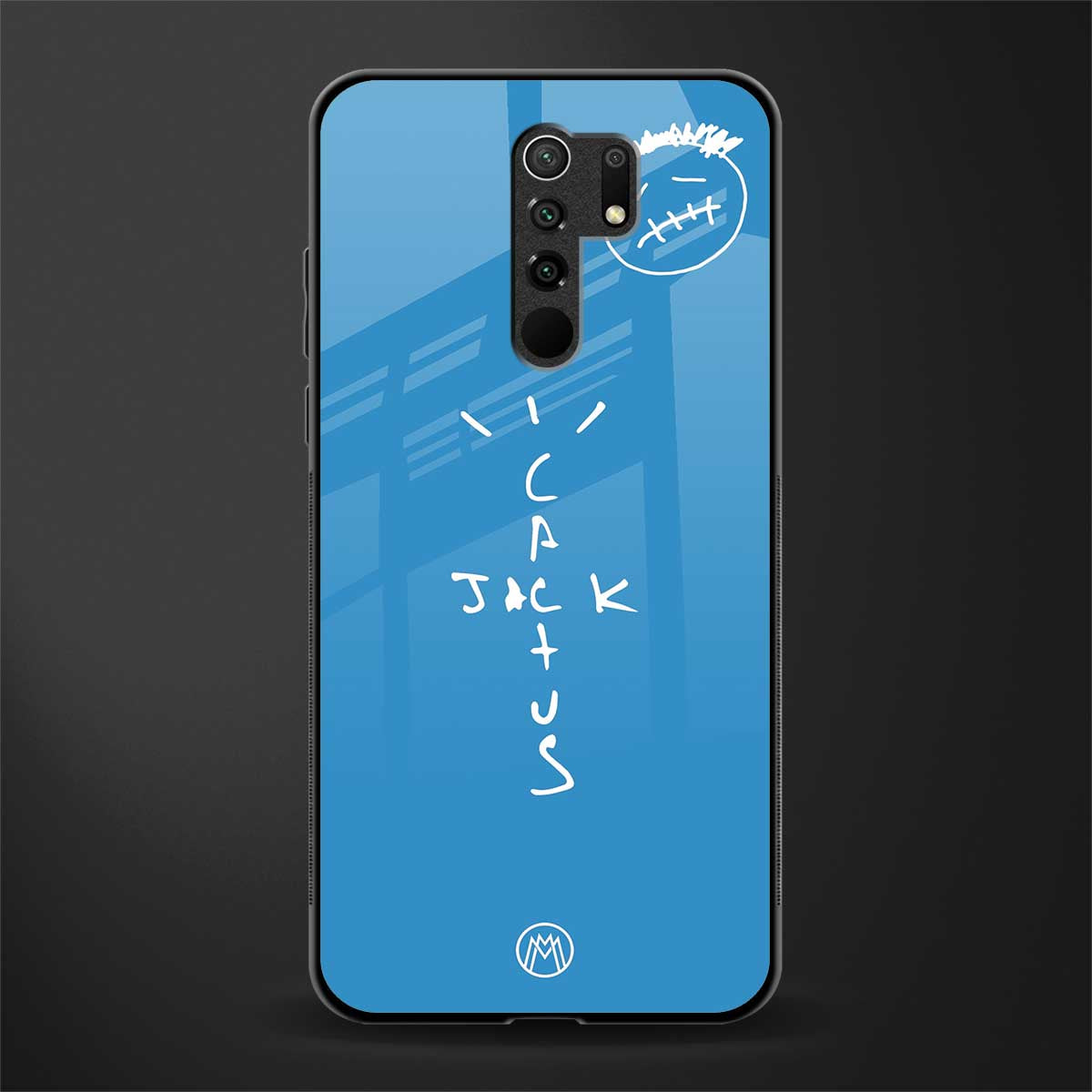 cactus jack glass case for poco m2 image
