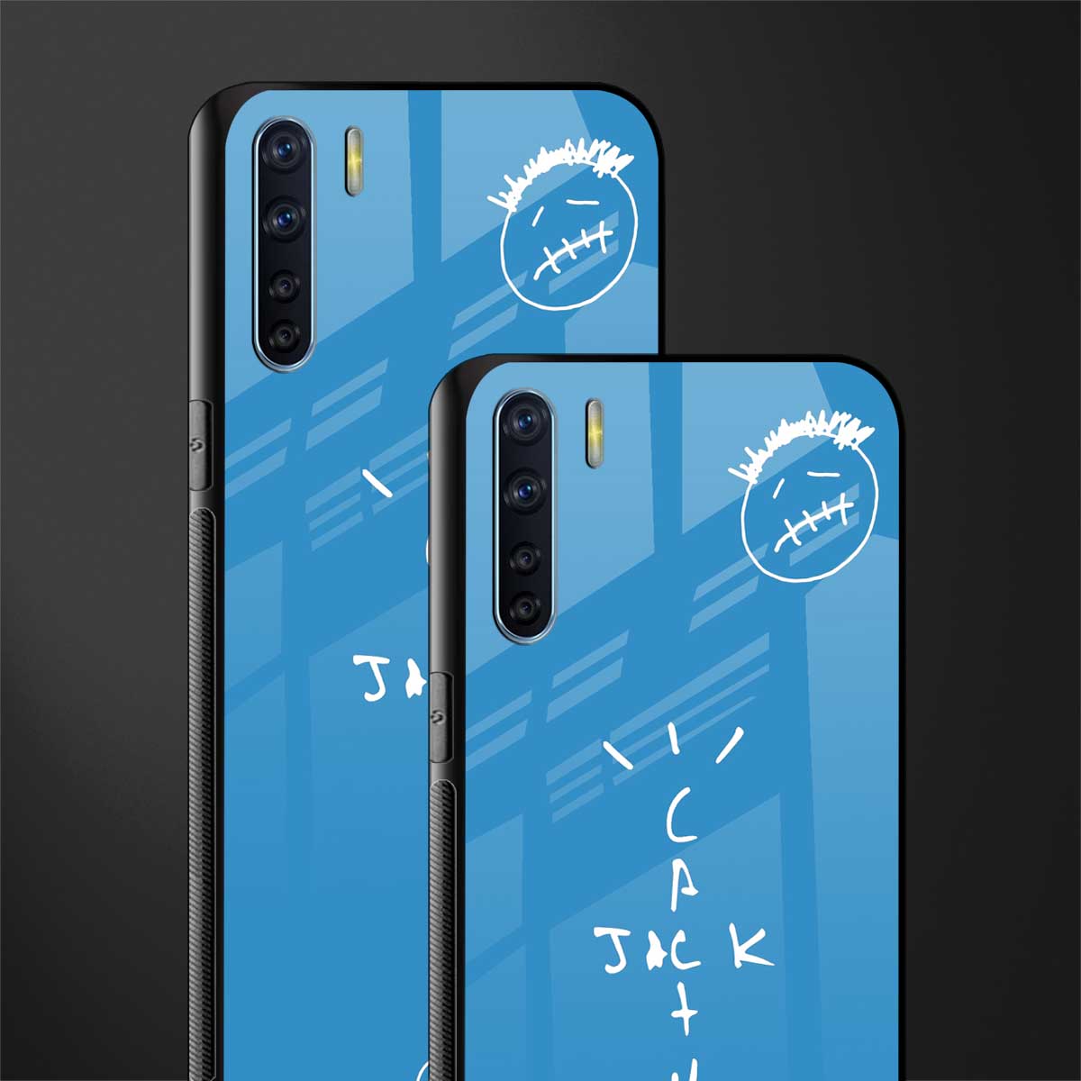 cactus jack glass case for oppo f15 image-2