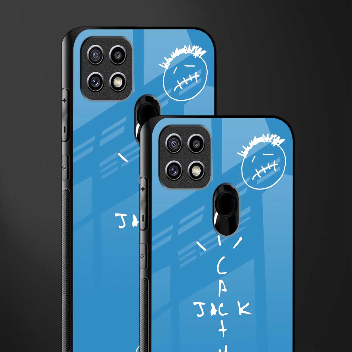 cactus jack glass case for oppo a15 image-2
