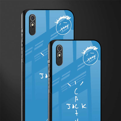 cactus jack glass case for redmi 9a image-2