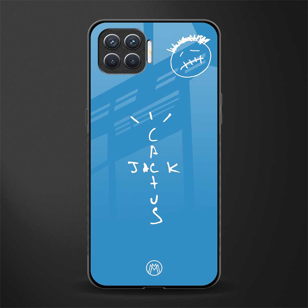 cactus jack glass case for oppo f17 image