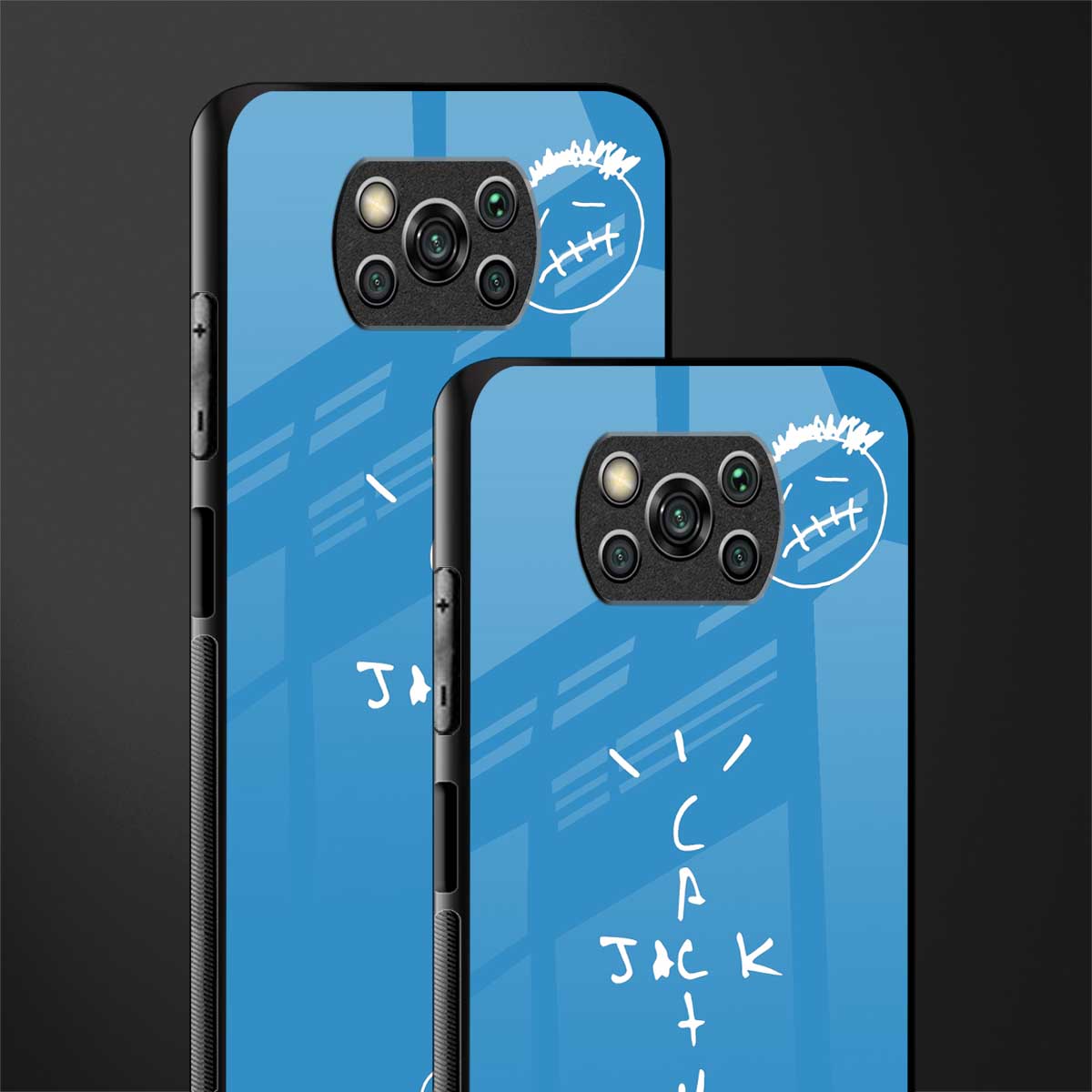 cactus jack glass case for poco x3 pro image-2