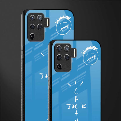 cactus jack glass case for oppo f19 pro image-2