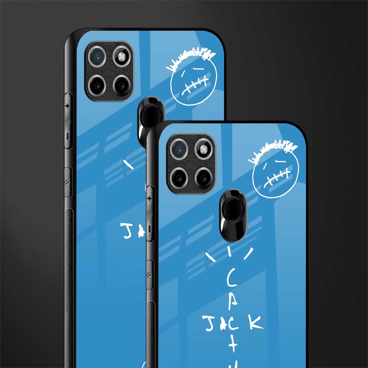 cactus jack glass case for realme c21 image-2