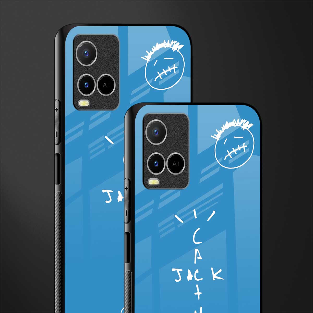 cactus jack glass case for vivo y21s image-2