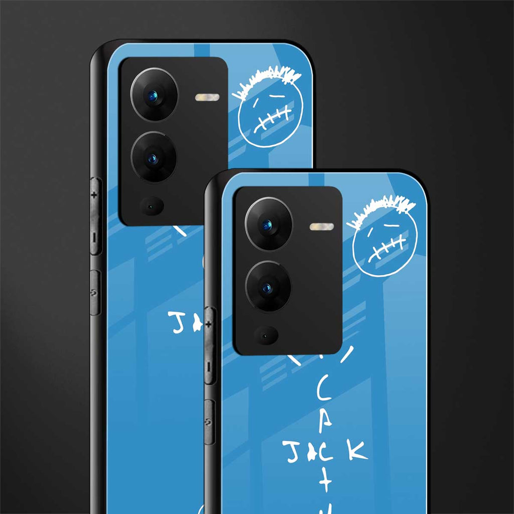 cactus jack back phone cover | glass case for vivo v25 pro 5g