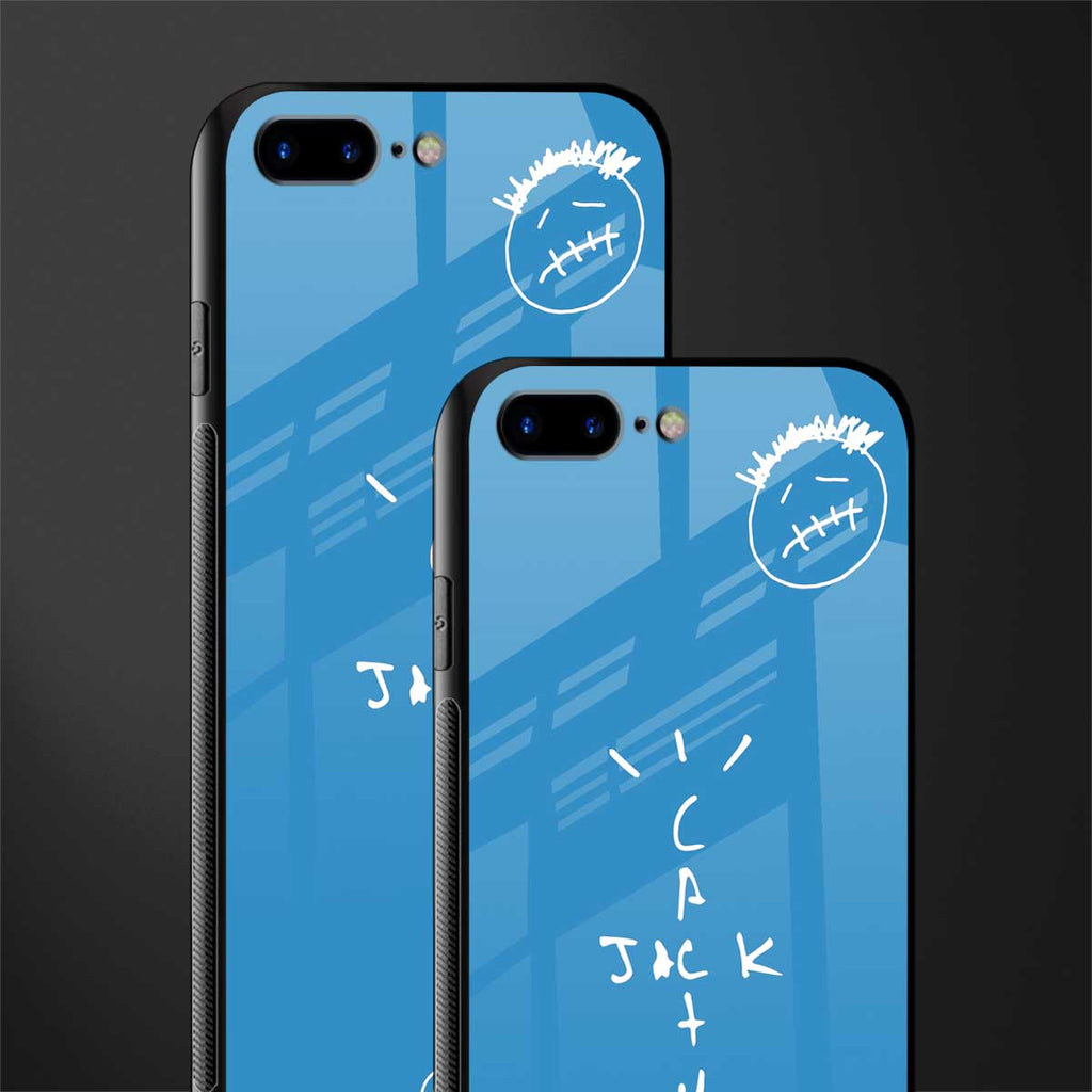 cactus jack glass case for iphone 8 plus image-2