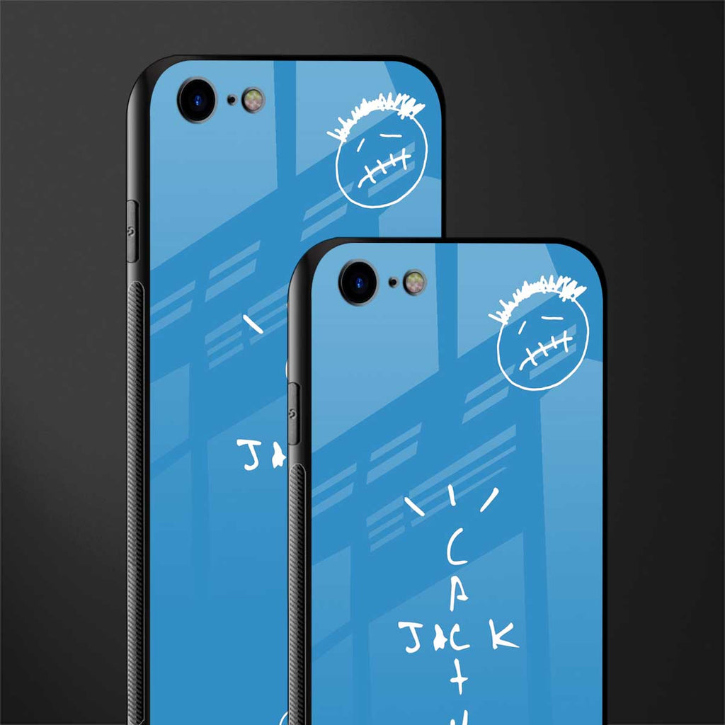 cactus jack glass case for iphone se 2020 image-2