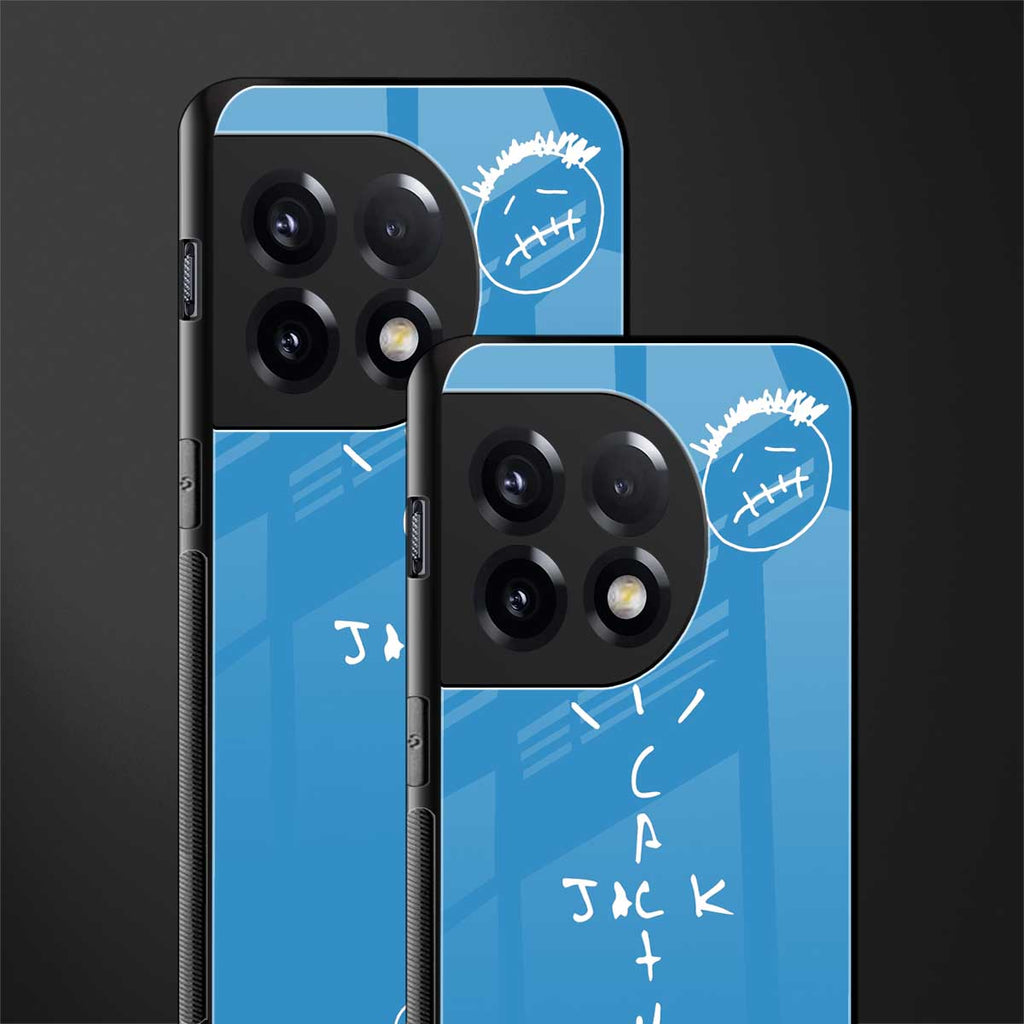 cactus jack back phone cover | glass case for oneplus 11r