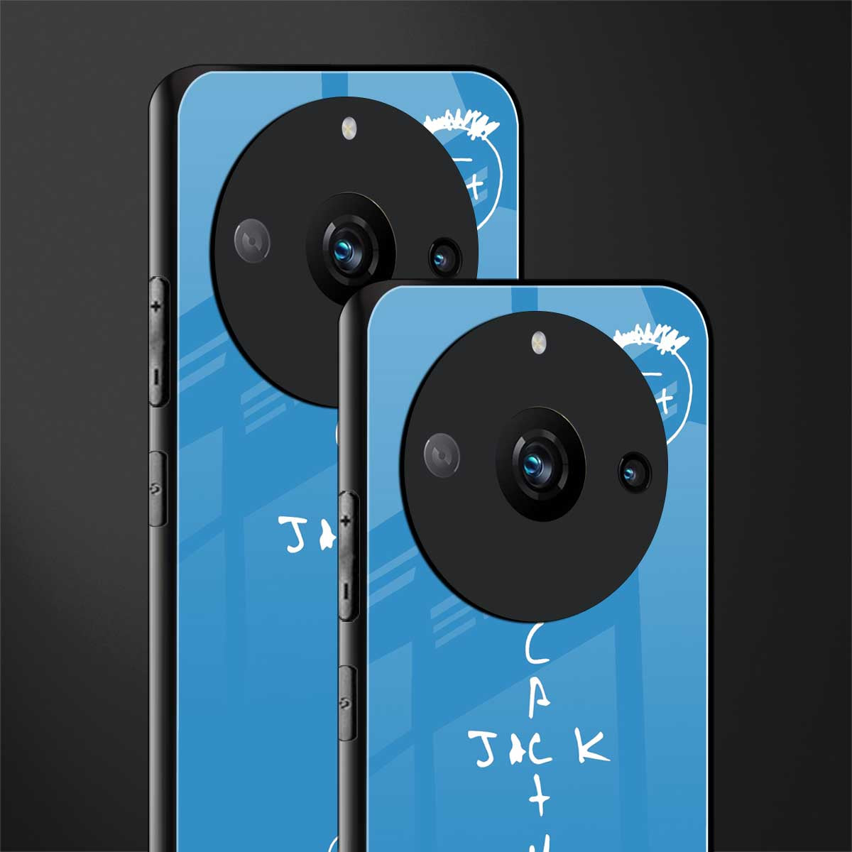 cactus jack back phone cover | glass case for realme 11 pro 5g