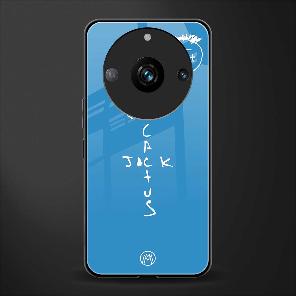 cactus jack back phone cover | glass case for realme 11 pro 5g