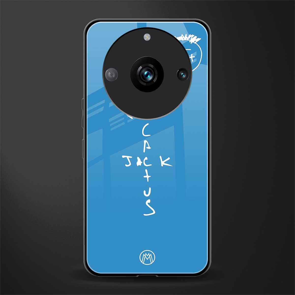 cactus jack back phone cover | glass case for realme 11 pro 5g