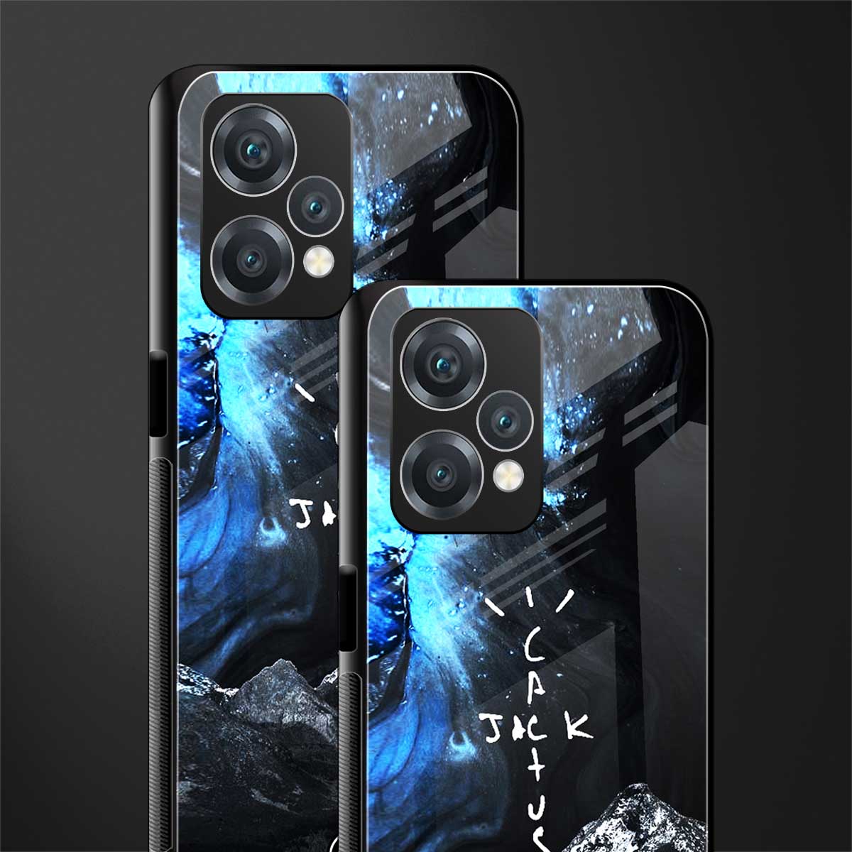 cactus jack travis scott back phone cover | glass case for realme 9 pro 5g