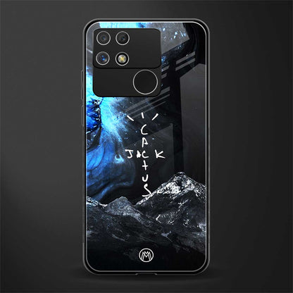 cactus jack travis scott back phone cover | glass case for realme narzo 50a