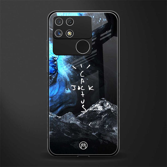 cactus jack travis scott back phone cover | glass case for realme narzo 50a