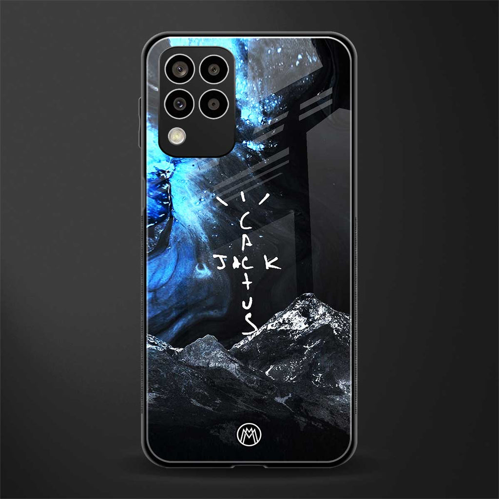 cactus jack travis scott back phone cover | glass case for samsung galaxy m33 5g