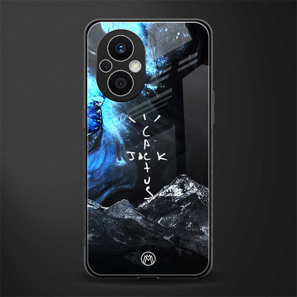 cactus jack travis scott back phone cover | glass case for oppo f21 pro 5g