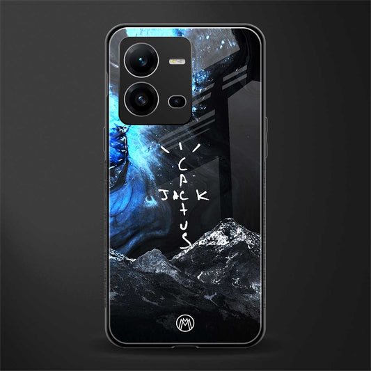 cactus jack travis scott back phone cover | glass case for vivo v25-5g