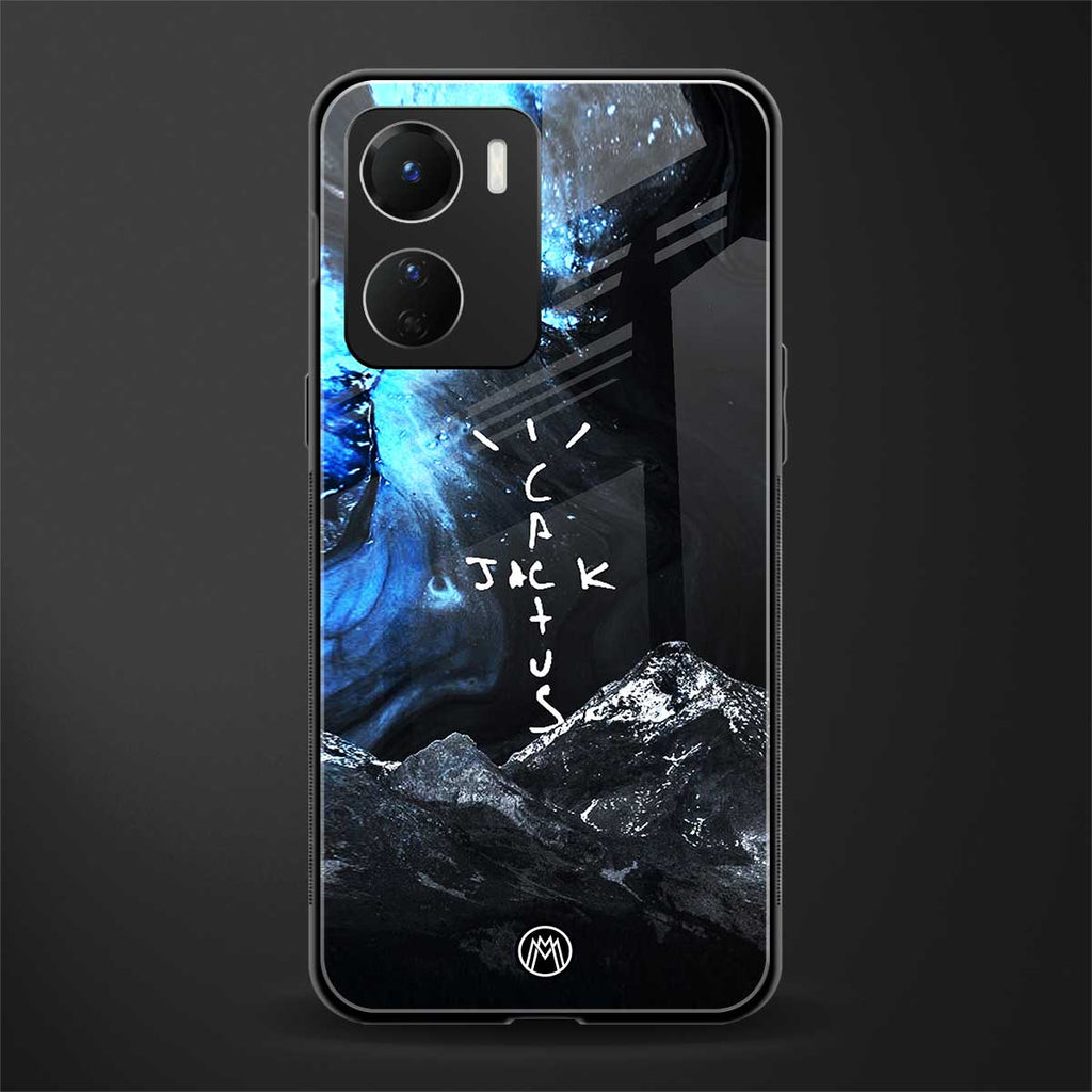 cactus jack travis scott back phone cover | glass case for vivo y16