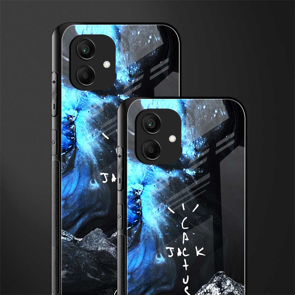 cactus jack travis scott back phone cover | glass case for samsung galaxy a04