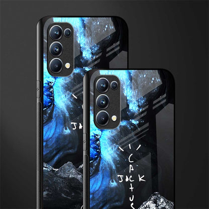 cactus jack travis scott back phone cover | glass case for oppo reno 5